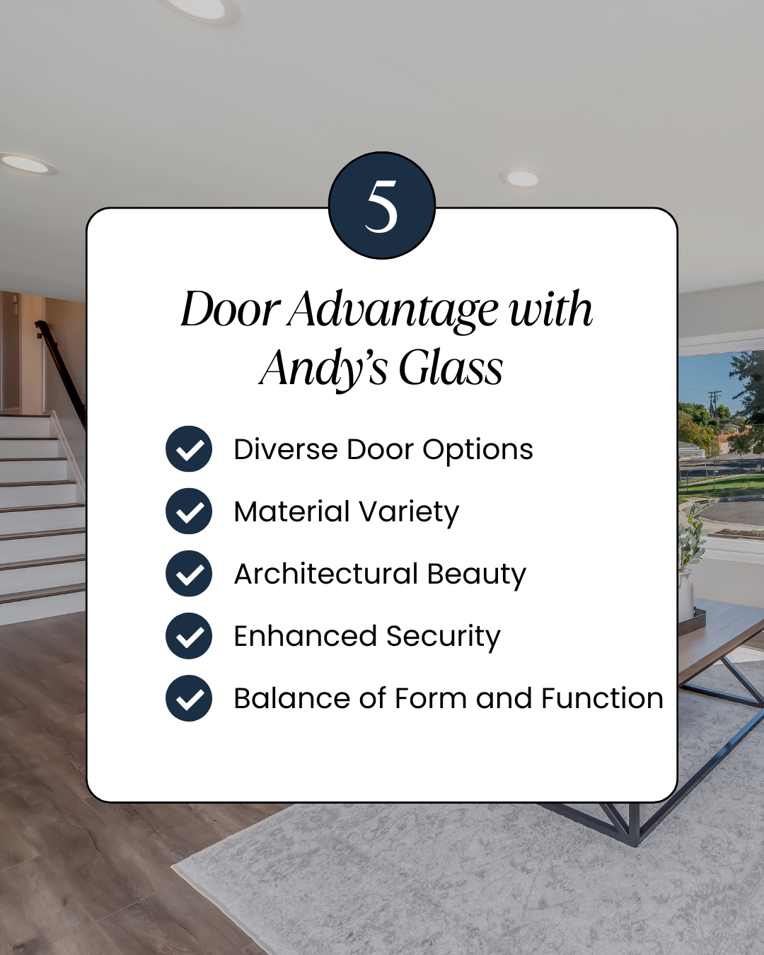 Advantage of Andy’s Doors